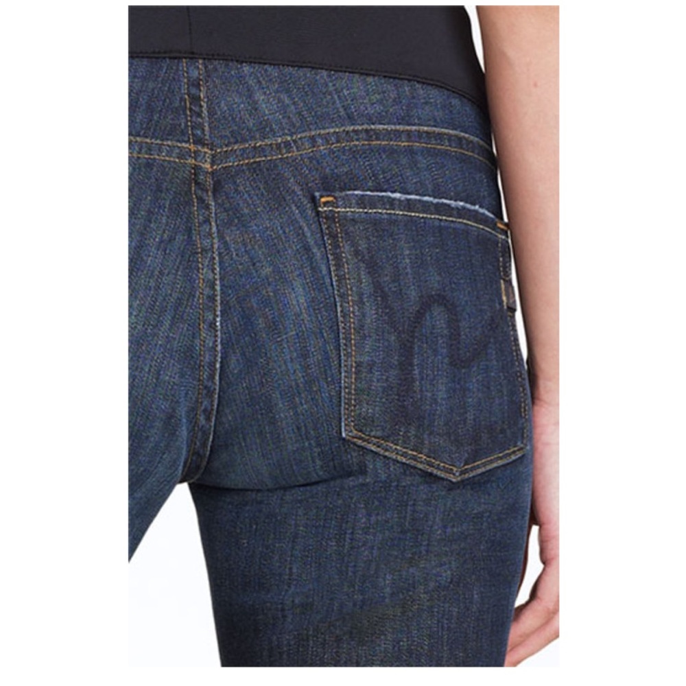 Citizens of Humanity Maternity Jeans style# 015-001 Bootcut size 31 medium wash. - Picture 3 of 16